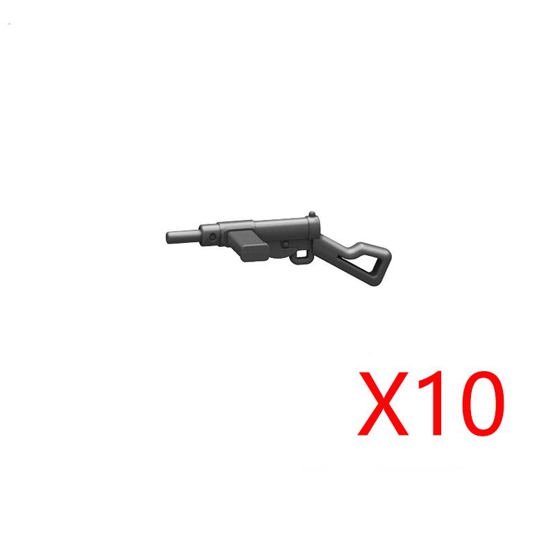 Military Building Blocks Accessories Soldier Figures Weapons Box Rifle Submachine Gun AKM Shield Mini Brick Toy K003 Gift