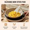 1PC Long Wooden Silicone Spatula Handle Fondant Cake Spatula Cream Butter Baking Pastry Scraper Kitchen Dessert Batter Mixer