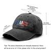 Sun Hat With "FRANCE" "ALLEZ LES BLEUS" Flag Printed , Adjustable Baseball Hat Slouchy Solid Color Retro Cozy Man's Cap