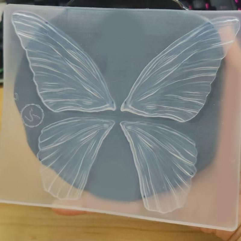 Reusable Flexible Silicone Butterfly Mold Detailed Silicone Texture Design for Resin Art Projects and Handmade Gifts