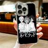 The Promised Neverland Anime Soft Phone Case For iPhone 15 16 17 Air 14 Pro Max 16E Plus 13 12 Mini Plating Anti-Fall Fundas