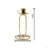 Candle Holder Metal Candlestick Candelabra Iron Candleholder Candles Stand for Living Room