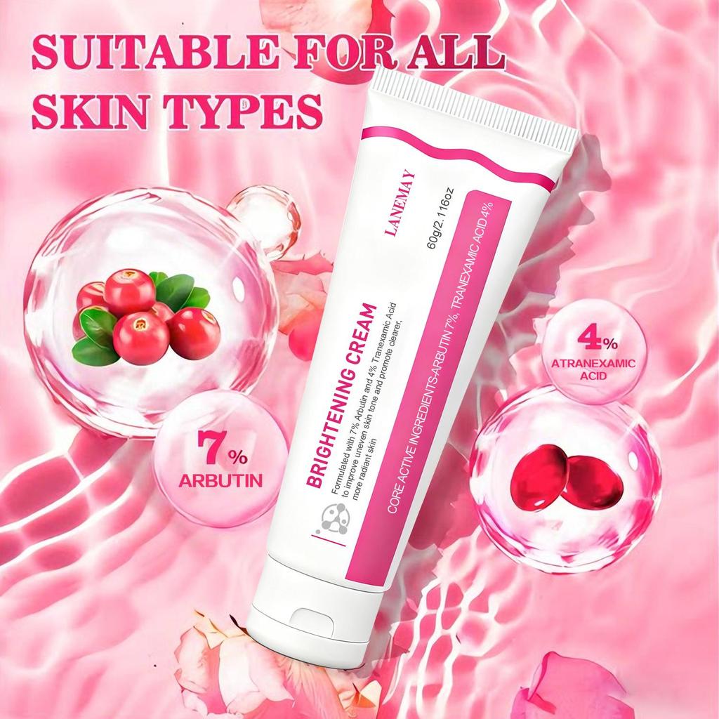 BRIGHTENING CREAM-Supports Skin Elasticity And Firmness, Long-lasting Hydration-Suitable For All Skin Types, 60g