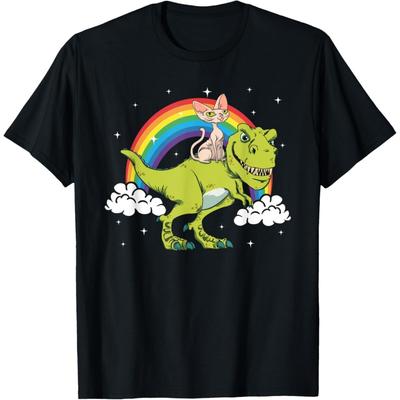 Sphynx Cat Kitten T Rex Dinosaur Tyrannosaurus Tshirt Gift Men Women Girls Kids T-Shirt