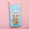 Labubu Change Bag Long Wallet Cartoon Cute Fresh Large Capacity Zipper Card Bag Clutch Bag