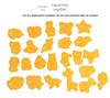 23-Piece Early Education Wooden Puzzle for Kids: Vegetables, Fruits, Animals, Transportation