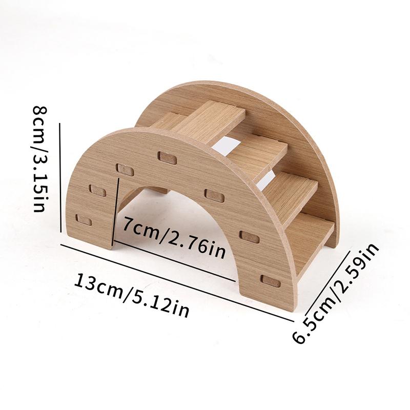 Hračky pro křečky Dřevěný most Houpačka Hračky Aktivita pro malá zvířata Lezecká hračka DIY Příslušenství do klece pro křečky