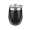 12oz Wine Tumbler with Lid, Stainless Steel Travel Mugs Stemless Double Wall Insulated Coffee Cup, Insulated Wine Glasses Travel