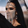 2024 Trend New Ladies Fashion Rhinestone Mask Fringe Face Accessories Dance Party Jewelry Accessories