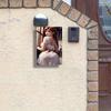 Vintage Country Metal Wall Art - 2D Farmhouse Kitchen Sign Retro Woman Back Decor