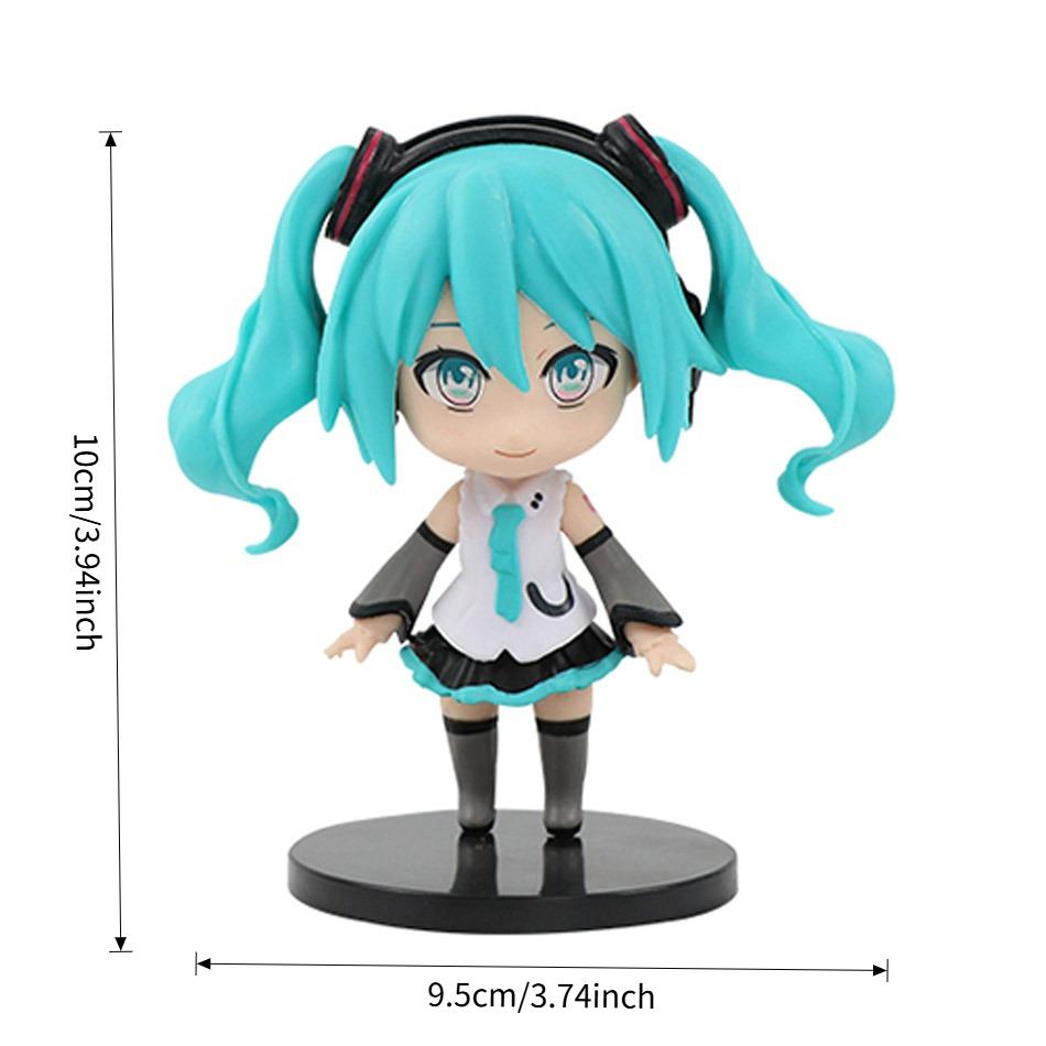 Latest Popular Hatsune Miku Q Version  Lovely Timeless Figurine Collection Model Decor Toy Kids Festival Gift For Kids