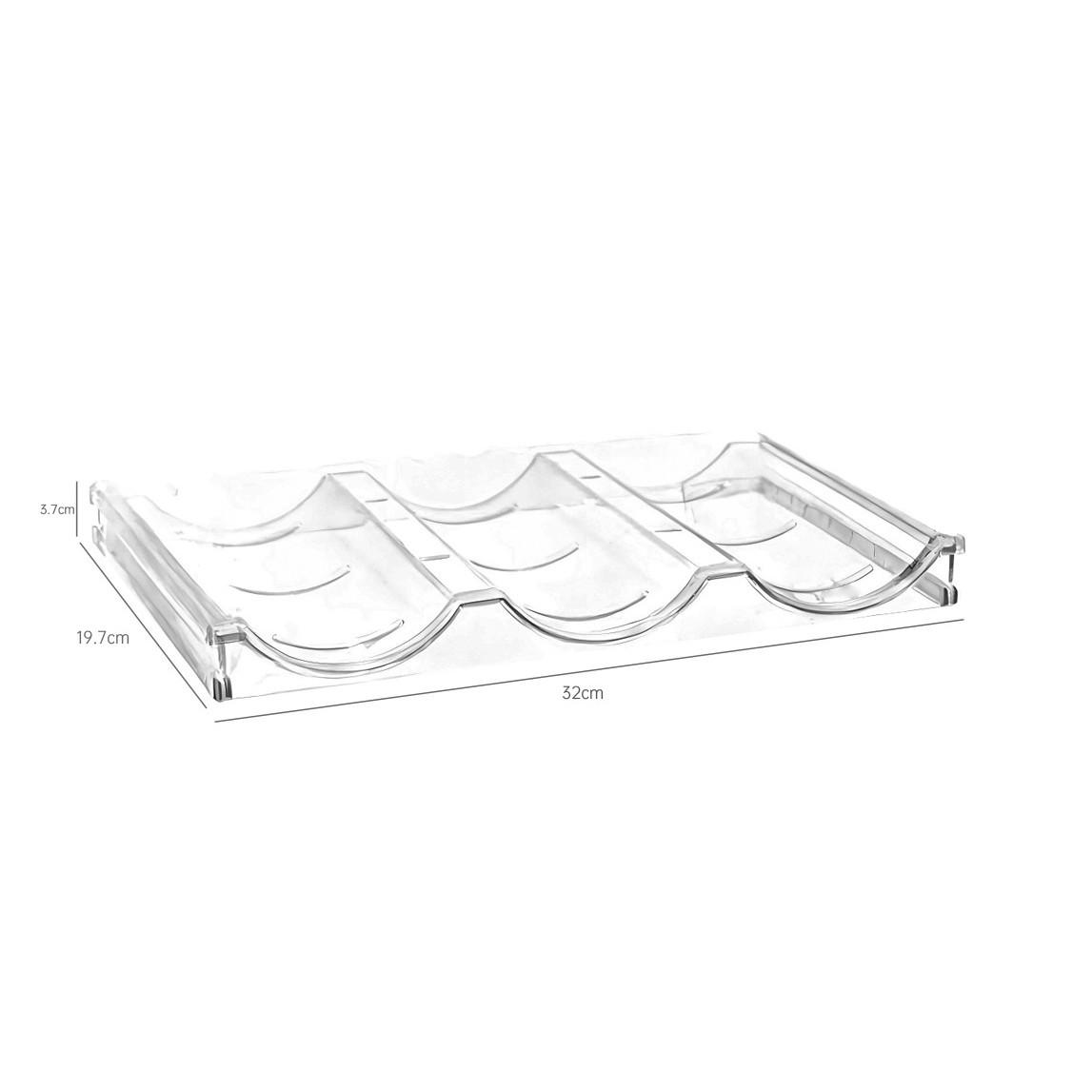 Stackable Transparent Wine & Beverage Storage Rack