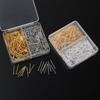 400pcs/Box 20mm Flat/Eyes/Ball Head Pins Needles Headpins Connector for Earrings Bracelet Pendant Jewelry Making Accessories