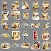 50 Cartoon Otter Stickers - Cute, Retro, Waterproof for DIY Journals & Storage Boxes