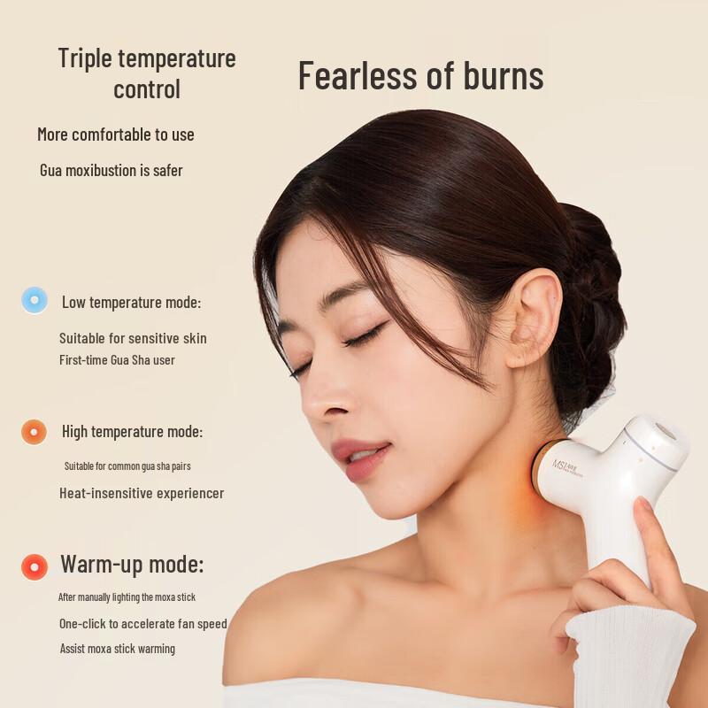 Ai Xiu Tang Smart Bianstone Moxibustion Massager AI-MS1 Gift Set