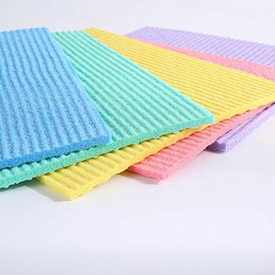 6-Pack Cleaning Cloth, Super Absorbent Multi-purpose Kitchen Tableware Glass Cleaning Cloth, Environmentally Friendly Decontamination Cloth