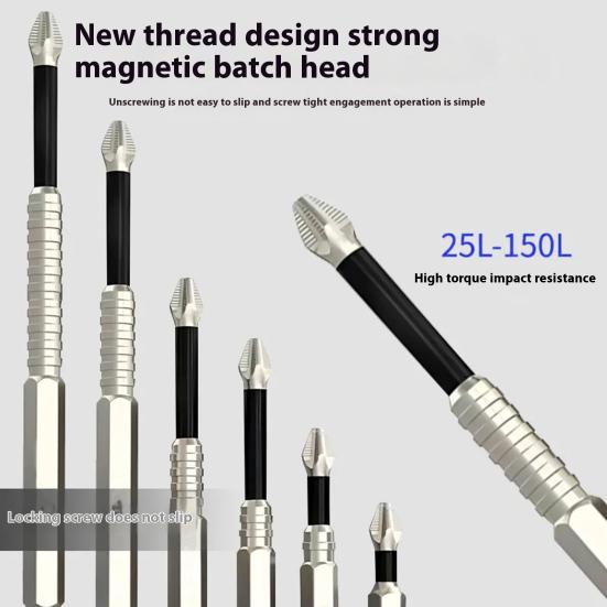 Set de burghie cu șurubelniță magnetică de înaltă rezistență, rezistentă la rugină, cuplu de mare viteză, antiderapantă