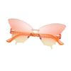 Butterfly Eyewear Unisex Frameless Sunglasses With Resin Lenses For Travel And Fashion
