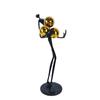 Minimalist Black Men Ornaments Golden Ball Decorative Character Statue Desk Decoration Abstract Figure Sculpture