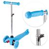 Adjustable Three-Wheel Scooter With Led Light-Up Wheels, Blue