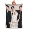 Vintage The Eras Tour 2023 Jonas Brothers JB The Album Blanket Flannel Sofa Throw Blanket for Bedroom Travel Throws Bedspread