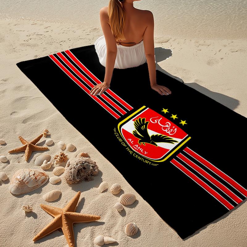 America Club's Crest With Rabbit Beach Towel, Quick-drying, Easy to Care for, Use for Both Fitness and Beach Vacations,Sports Essential Fan Gift