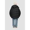 2025 Womens Long Hooded Quilted Puffer Coat Winter Warm Thick Printed Casual Streetwear