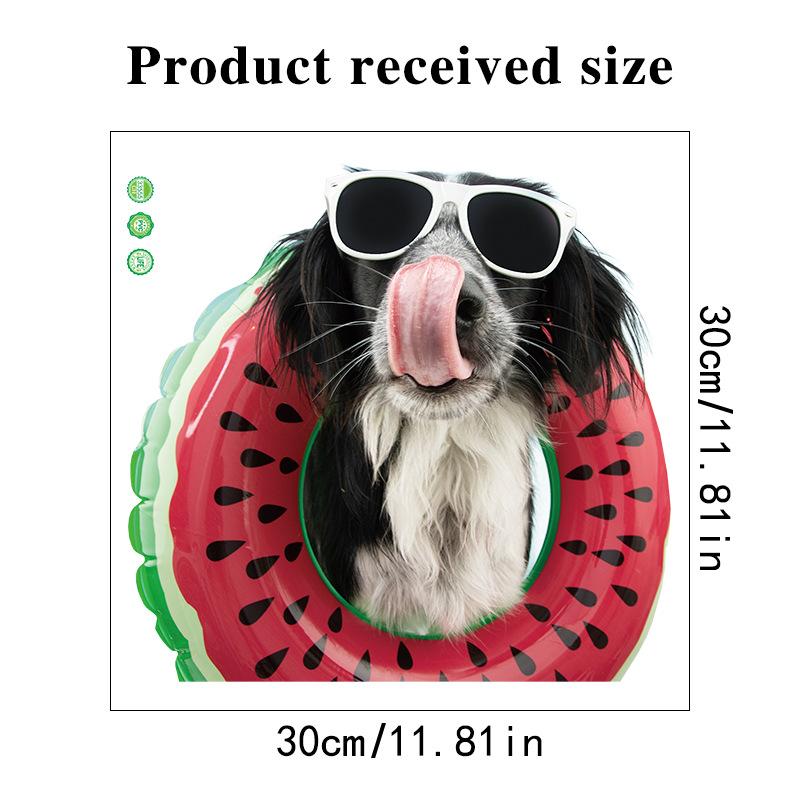10 Styles Summer Seaside Vacation Wall Stickers Beach Sunset Stickers Toilet Stickers Self Adhesive Waterproof
