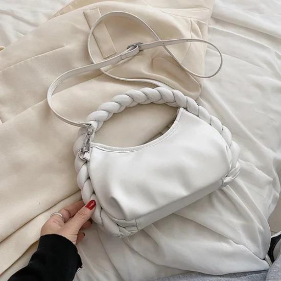 Luxury Design Women's Hobo Pleated Tote Sweet Color Underarm Bag Small Bag and Bags Shoulder Bag