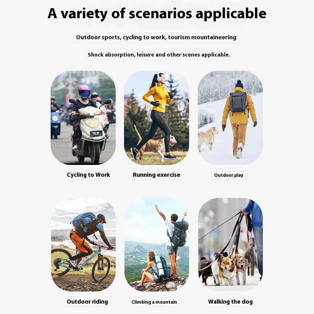 VILICO A0066V 1 Pair Size L Cycling Fitness Fishing Outdoor Sports Gloves Shock Absorbing Anti Slip Half Finger Gloves