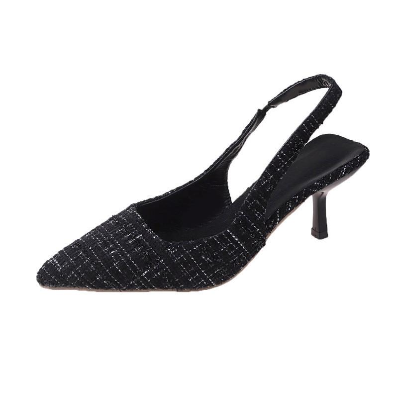Chic High Heel Slide Sandals For Women Summer Dress Casual Footwear