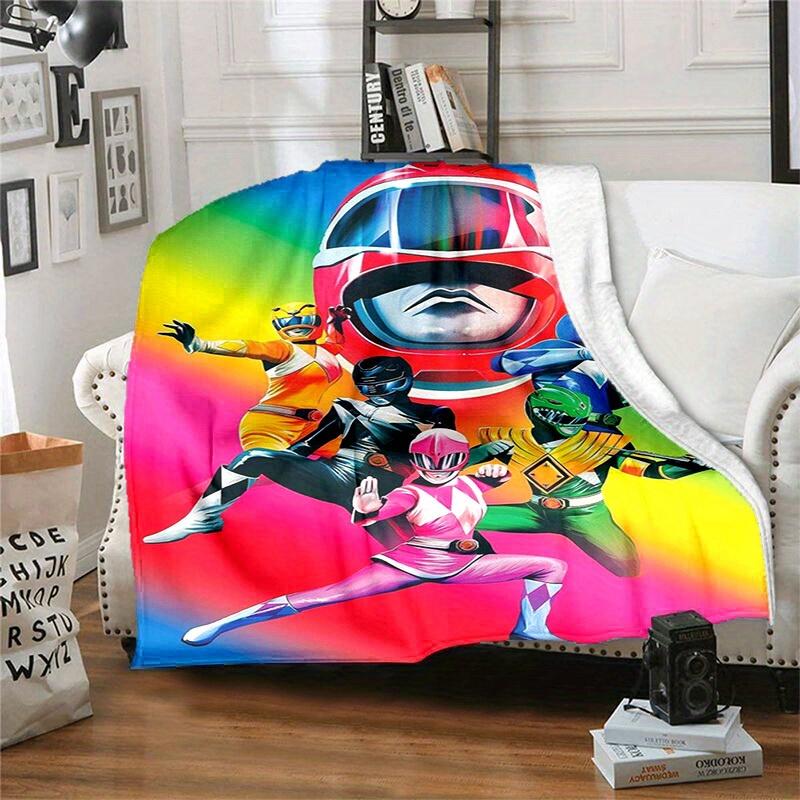 

1pcPower Rangers Blanket - Soft and Comfortable for All Seasons - Perfect G 100x150cm