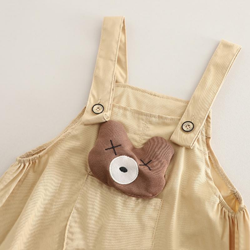 2Pcs/Sets Girls Clothes Set Children Overalls for Girls Boys T-Shirt + Pants Clothes for Girls 3D Cartoon Costume Kids Tracksuits Summer