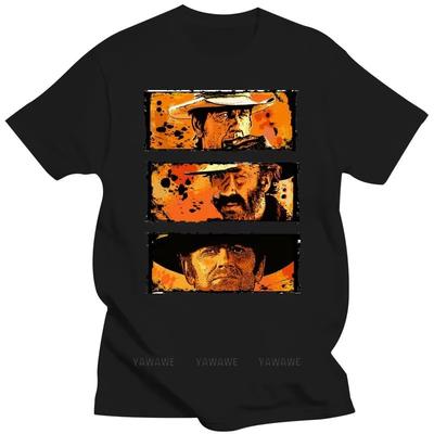 2025 Odată în Vest Tricou Sergio Leone Nouă Modă Tricou cu Mânecă Scurtă Personalizează-ți Propriu Tricou Bărbați Topuri Negre