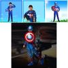 Premium Quality Kids Captain America Costume For Super Hero Avengers Fans