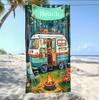 Camping Car Beach Towel Suitable for Beach Parties Travel Camping Beach Accessories Artistic Beach Towel Bath Towel