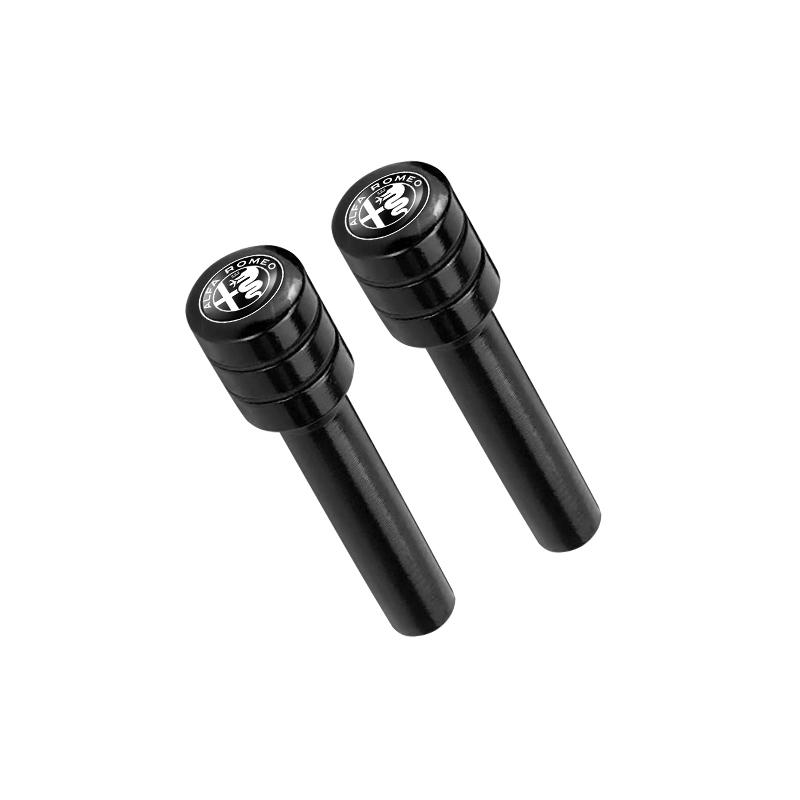 For Alfa Romeo 2/4Pcs Car Door Lock Pin Door Lock Rod Car Knob Pull Security Insurance For Alfa Romeo serpent Giulia 159 156 MIT