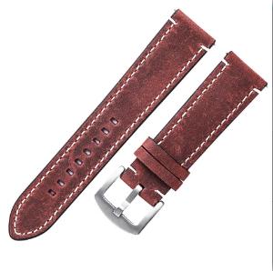 Vintage Leather Watchband for Seiko 18mm 20mm 22mm 24mm High Quality Retro Calf Leather Watch Strap Genuine Leather Bracelet