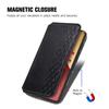 For Xiaomi Redmi Note 13 Pro 4G/Poco M6 Pro 4G PU Leather Case Rhombus Imprint Wallet Stand Phone Cover