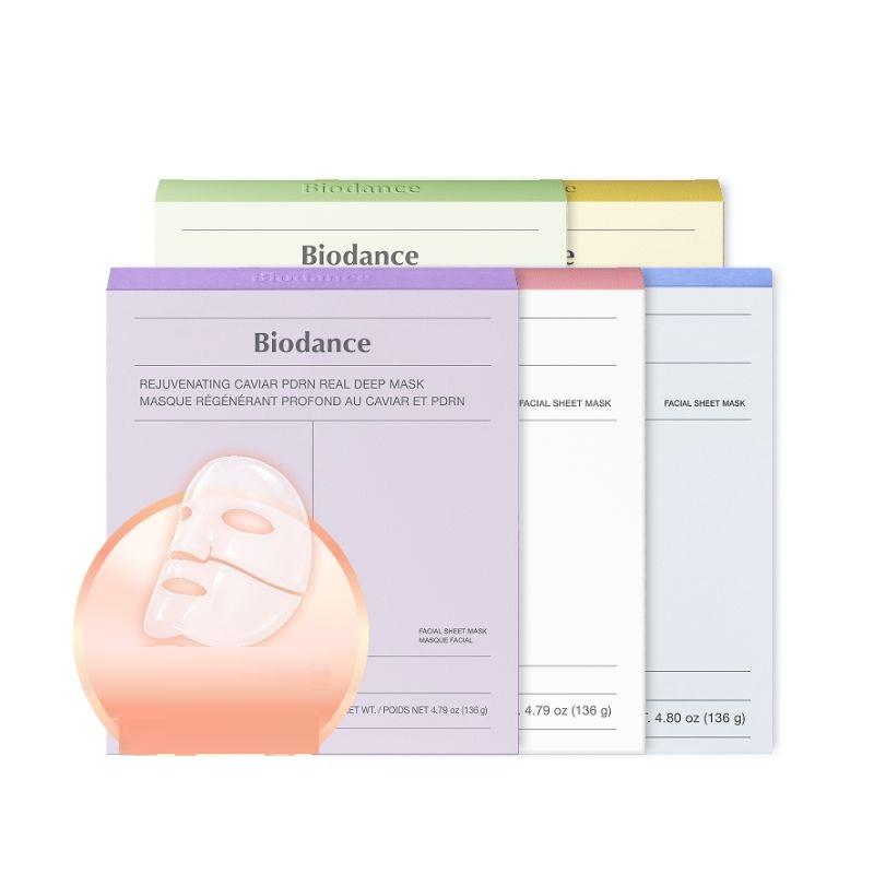 Biodance Real Deep Mask Spring Edition Hydrogel Sheet Mask Set 5 Types (10pcs / 20pcs / 30pcs Options)