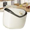 Hanging Small Trash Can Wall Mounted Punch   Kitchen Compost Bin with Lid for Counter Top Under Sink Bathroom Living Room