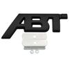 For hbkd6 RS3 3D Metal ABT Logo Letters Car Front Grill Emblem Badge Sticker For hbkd6 A3 A4 A5 A7 A7 Q3 Q5 Q7 TT RS6 RS3 VW Golf 7