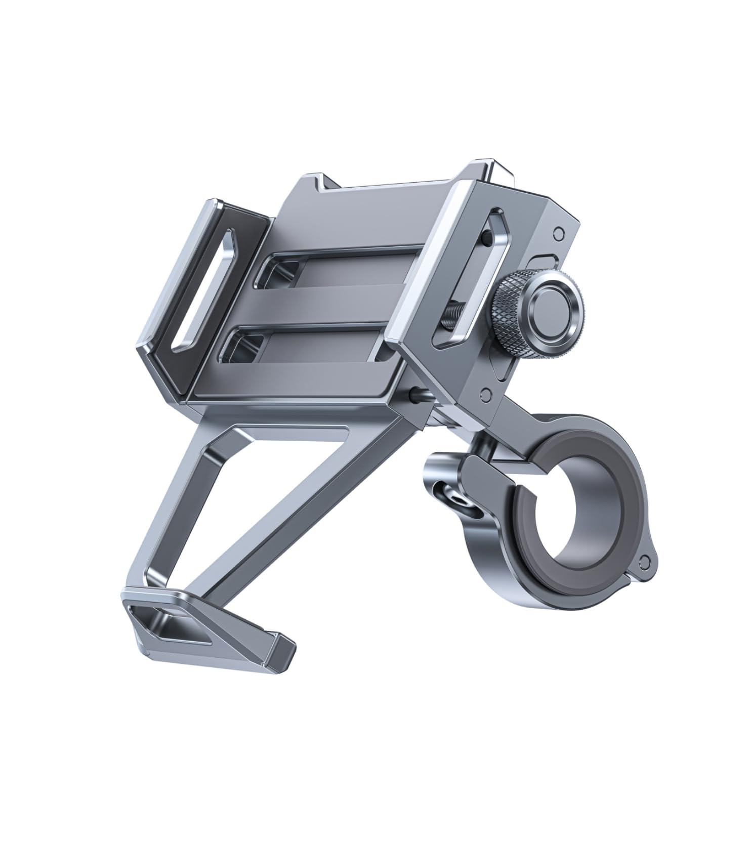 

Bokudo Nonpo Bike Smartphone Bicycle Smartphone Holder Compatible with Pro Bike Aluminum Metal Stable Compatible with Electric Road and MTBs Holder,