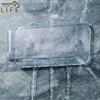 Transparent Bathroom Shelf Simple Cosmetic Organizer Shower Shampoo Holder Wall Mounted Floating Shelf Wc Toilet Accessories