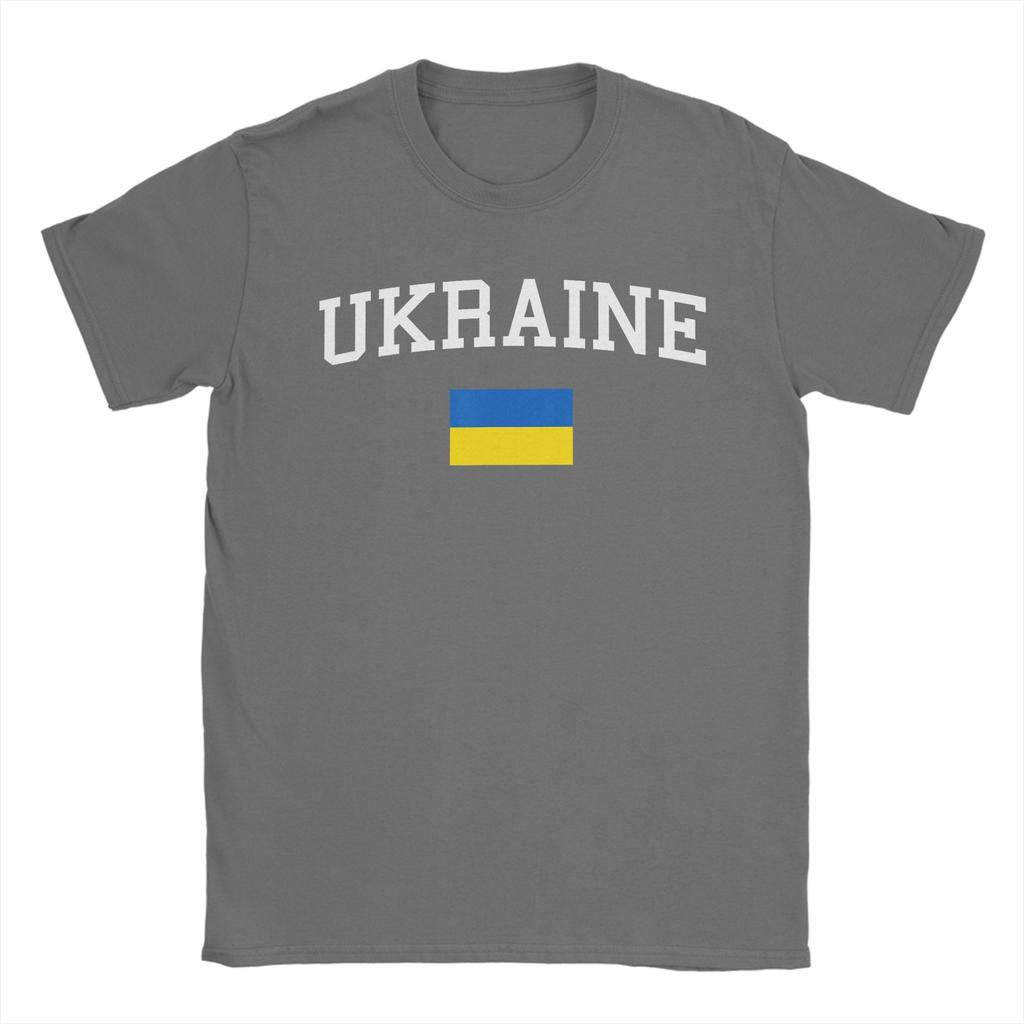 Oversized T Shirt Summer Ukrainian Flag  Ukraine Novelty T Shirts Cotton Tee Shirt for Unisexs Plus Size 6XL Short Sleeve Tees