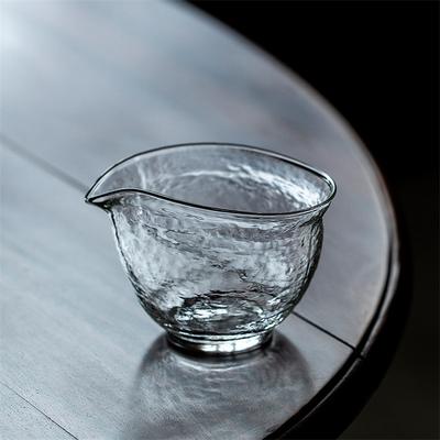 Japanese Style Hammer Glass Fair Cup Heat Resistant Tea Separator Tea Divider Chahai Kung Fu Tea Set Teaware Accessories