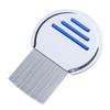 1*Lice Comb Nit Free Kids Hair Rid Headlice Stainless Steel Metal Teeth Remove Nit Brush