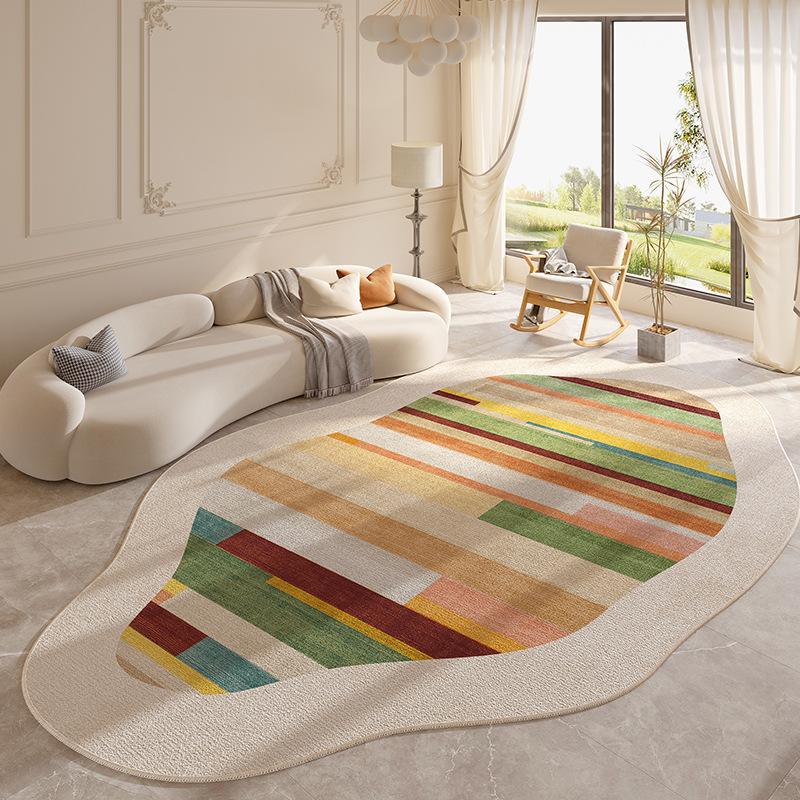 

Простой ковер для гостиной, дивана, спальни, прикроватный ковер, плюшевый ковер 140 * 200cm