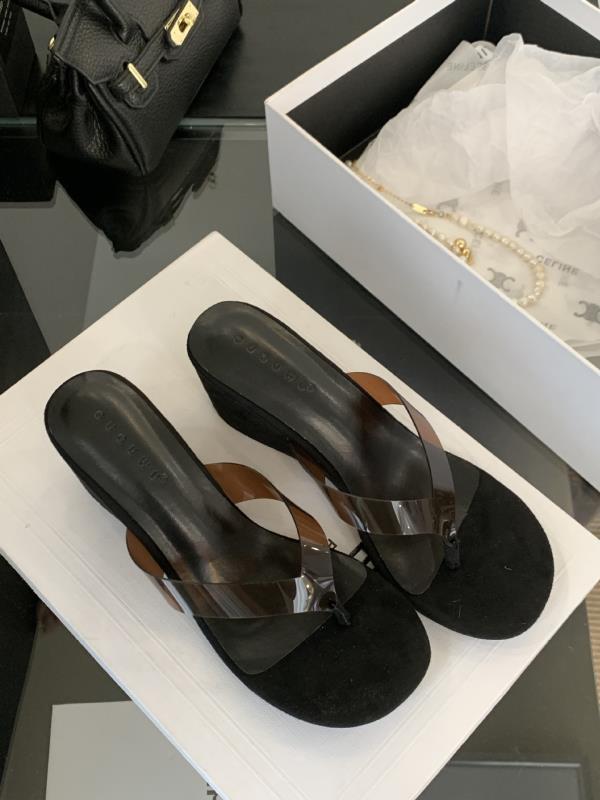 Fashion Shoes Woman 2025 Low Slipper Fabric Rome Slides Rubber Hoof Heels PU Cotton Shoes Woman 2025 Low Slipper Fabric Hoof Heels Slide