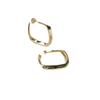 Elegant French Style Earrings Women Chic Geometric Studs Unique Statement Ear Accessories